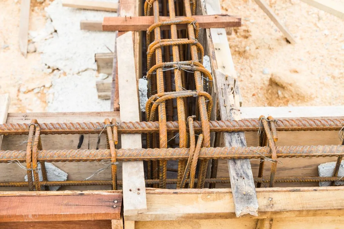 O que é concreto armado e vigas de baldrame?