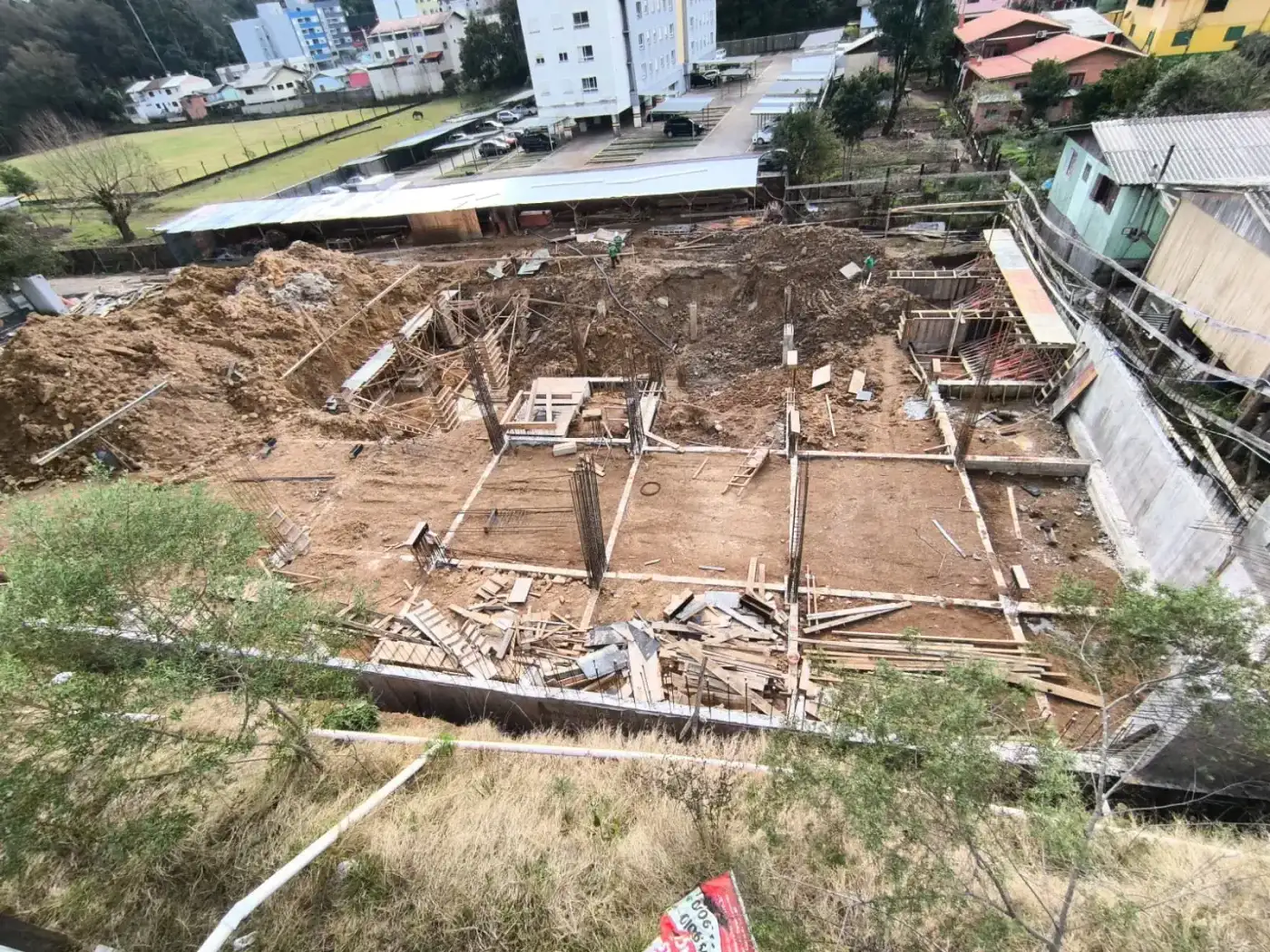 Obra do Bellagio em agosto de 2025