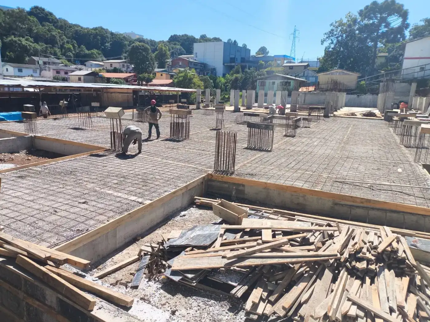 Obra do Bellagio em fevereiro de 2026